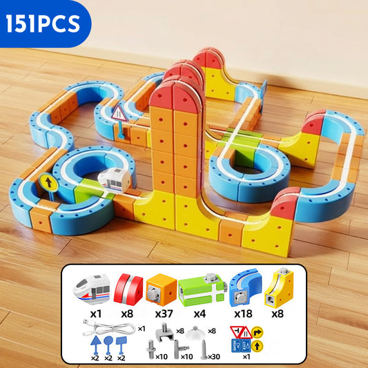 3D STEM Electric Train Set